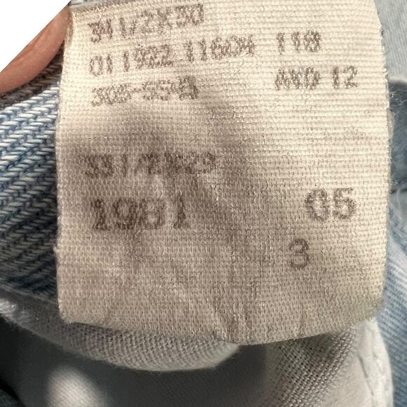 Lee Original Jeans Light Wash High Rise Straight Leg Womens 16S - Picture 4 of 9